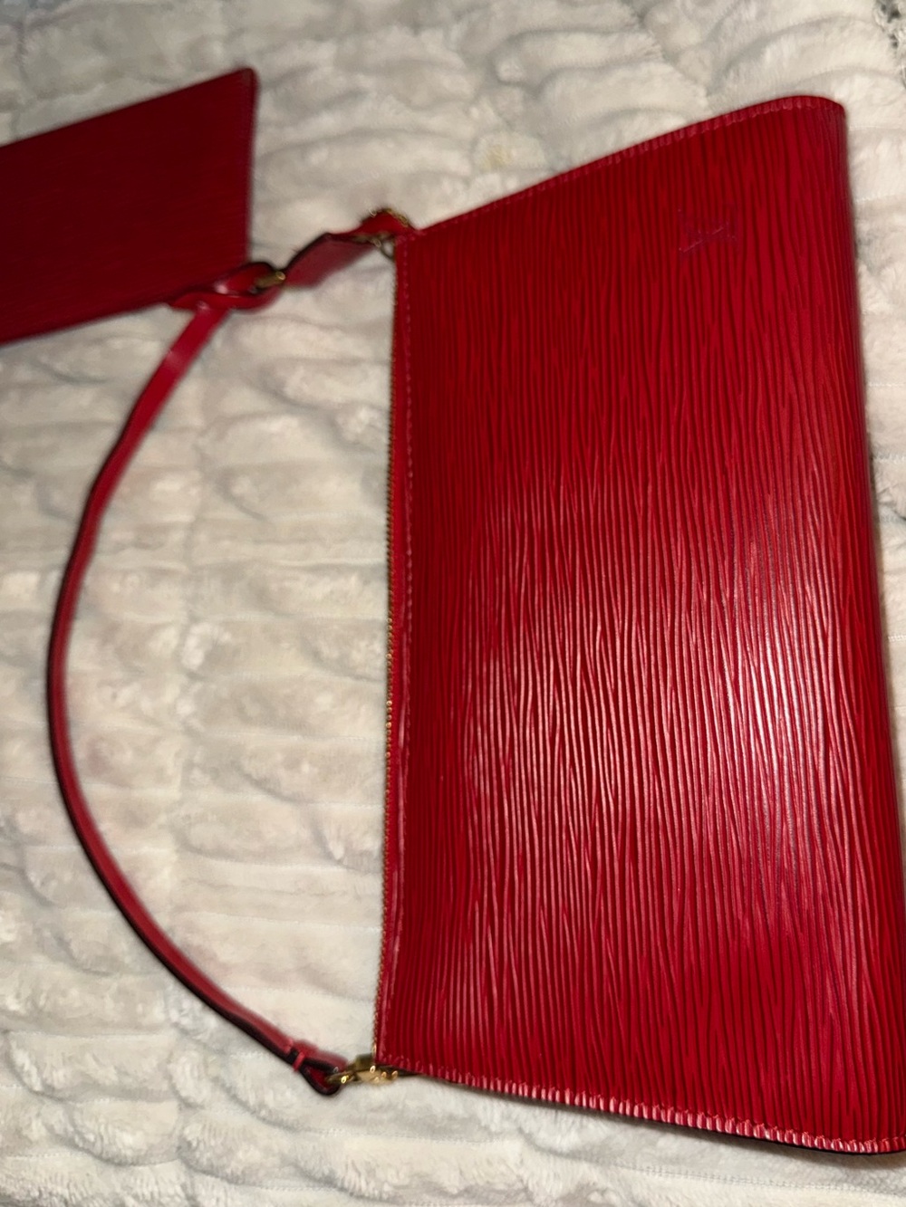 Louis Vuitton EPI Red Pouchette